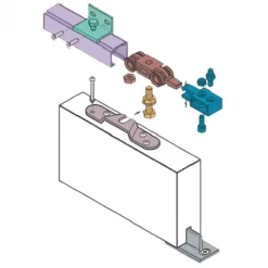 Sale Austria Schuifdeursysteem voor enkele binnendeur - Swipe Light (40kg per deur)