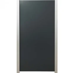 Best Elephant Schutting aluminium composiet donkergrijs 90 x 180 cm