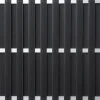 Best C-Wood Schutting composiet Capri antraciet met blank aluminium frame (180 x 180 cm)