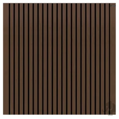 Elephant Schutting composiet co-ex Stripes Black - Natural dark brown (180 x 180 cm)