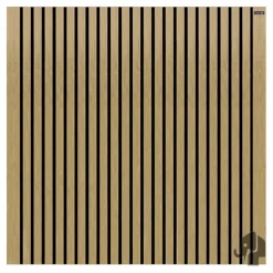 Clearance Elephant Schutting composiet co-ex Stripes Black - Eik (180 x 180 cm)