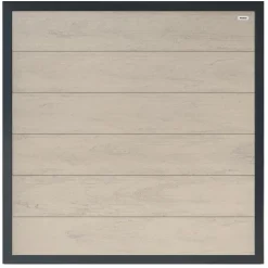 Elephant Schutting composiet Forte betongrijs met antraciet aluminium kader (180 x 180 cm)