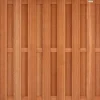 Outlet Elephant Schutting hardhout kempas Timber recht 14L (180 x 180 cm) v-groef schermdikte 3,9 cm