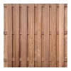 Discount Smaragd Schutting hardhout keruing recht 15L (180 x 180 cm) v-groef schermdikte 4,5 cm