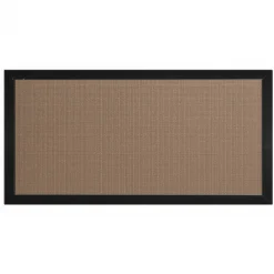 Discount C-Wood Schutting Sereno Textileen Sahara Weave - Zwart aluminium kader (180 x 90 cm)