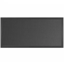 Clearance C-Wood Schutting Sereno Textileen Granite Weave- Antraciet aluminium kader (180 x 90 cm)