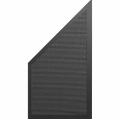 Outlet C-Wood Schutting Sereno Textileen Granite Weave - Antraciet aluminium kader (90 x 180/93 cm)