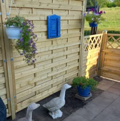 Best Plus Danmark Schutting vuren - Bergen recht groen geimpregneerd (180 x 180 cm)