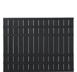 Clearance Plus Danmark Schutting vuren - Rustik recht zwart (180 x 138 cm) ruw