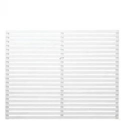 Sale Plus Danmark Schutting vuren - Tokyo louvre recht wit (180 x 140 cm)