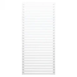 Sale Plus Danmark Schutting vuren - Tokyo louvre recht wit (83 x 180 cm)