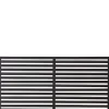 Discount Plus Danmark Schutting vuren - Tokyo louvre recht zwart (180 x 90 cm)