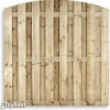 Hot Elephant Schutting vuren Timber toog 15L rvs groen geimpregneerd (180 x 180 cm) schermdikte 4,7 cm
