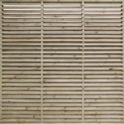 New Elephant Schutting vuren Trend louvre recht 30L groen geimpregneerd (180 x 180 cm) schermdikte 6,8 cm