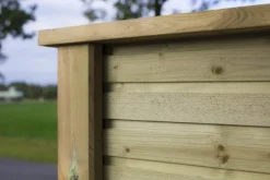 Online Plus Danmark Schutting zelfbouw vuren Plus Plank recht groen geïmpregneerd (174 x 129 cm)