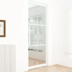 Outlet HomingXL Stalen taatsdeur - Loft wit - 3 vaks helder glas - 93 x 231,5 cm