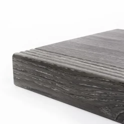 Discount Stepwood Traprenovatie set - 1 kwart draai - 15 treden SPC toplaag Antraciet incl. stootborden