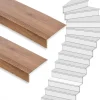 Discount Stepwood Traprenovatie set - 1 kwart draai - 16 treden SPC toplaag Bruin eiken
