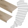 Hot Stepwood Traprenovatie set - 2 kwart draai - 14 treden SPC toplaag Natuur Eiken