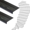 Best Stepwood Traprenovatie set - 2 kwart draai - 14 treden SPC toplaag Antraciet