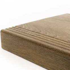 Discount Stepwood Traprenovatie set - 2 kwart draai - 16 treden SPC toplaag Bruin eiken incl. stootborden