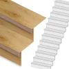 Stepwood Traprenovatie set - rechte trap - 15 treden SPC toplaag Licht eiken incl. stootborden