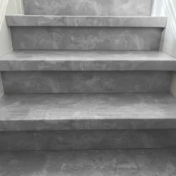 Best Stepwood Stootbord - SPC - Beton Grijs - 130 x 20 cm