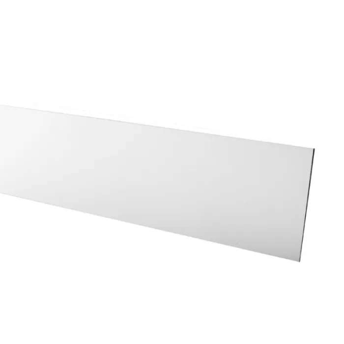 Sale Stepwood Stootbord - SPC - Wit RAL9010 - 130 x 20 cm