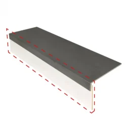 Outlet Maestro Steps Stootbord (3 stuks) - Laminaat - Wit (overschilderbaar) - 130 x 20 cm