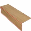 Online Maestro Steps Stootbord (3 stuks) - Laminaat - Texas Oak - 130 x 20 cm