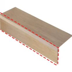 Discount CanDo Stootbord (3 stuks) - Laminaat - Burgos Eiken Truffel - 130 x 20 cm