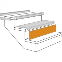 New CanDo Stootbord (3 stuks) - Laminaat - Zwart Eiken - 130 x 20 cm