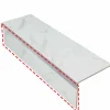 New Maestro Steps Stootbord (3 stuks) - Laminaat - White Marble - 130 x 20 cm