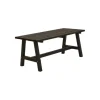 Sale Plus Danmark Tafel vuren - Country gegrond zwart 75 x 177 x 72 cm