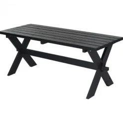 Sale Plus Danmark Tafel vuren geimpregneerd - Nostalgi zwart 76 x 177 x 72 cm