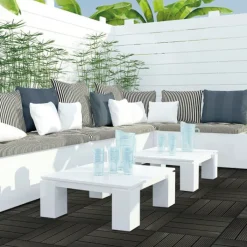 New DuoWood Terrastegel composiet antraciet / lava Easy-Click 30 x 30 cm