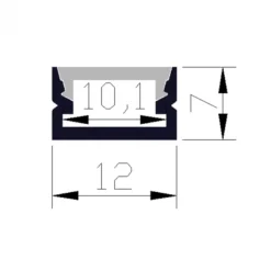 Online HomingXL Trapverlichting LED-profiel compleet 130 cm - Set tbv 15 treden - Helder wit