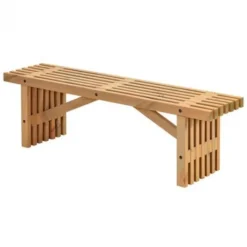 Sale Plus Danmark Tuinbank Rustik - Dennenhout grijs gebeitst - 138 x 36 x 43 cm