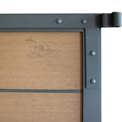 Outlet C-Wood Tuindeur aluminium antraciet frame Modular - composiet bruin gevlamd (90 x 200 cm)