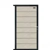 Elephant Tuindeur composiet Modular bicolor grijs met antraciet aluminium frame compleet (90 x 174 cm)