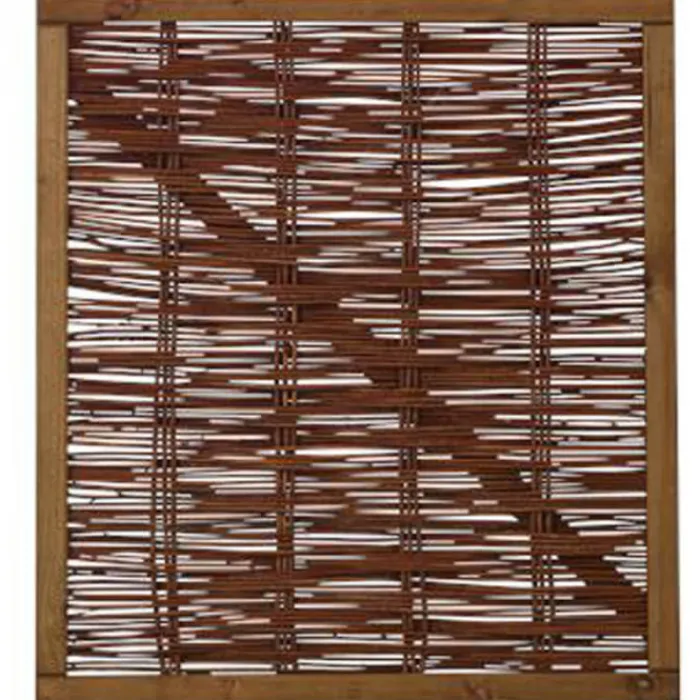 Discount Plus Danmark Tuindeur gevlochten wilgen - Pil Standard (90 x 100 cm)