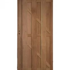 Sale Smaragd Tuindeur hardhout keruing recht (90 x 180 cm) v-groef schermdikte 3,5 cm