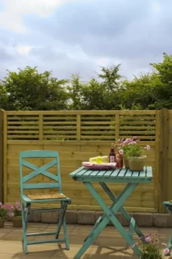 Sale Plus Danmark Tuindeur vuren - Newline recht groen geimpregneerd (100 x 180 cm)