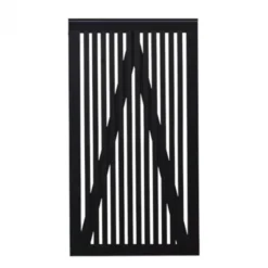 New Plus Danmark Tuindeur vuren - Sendai recht zwart (100 x 180 cm)