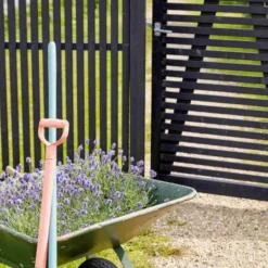 Hot Plus Danmark Tuindeur vuren - Sendai recht zwart (100 x 180 cm) inclusief beslag