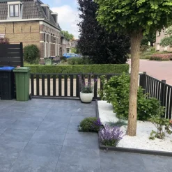 Best C-Wood Tuinhek antraciet composiet Design met antraciet aluminium frame (180 x 80 cm)