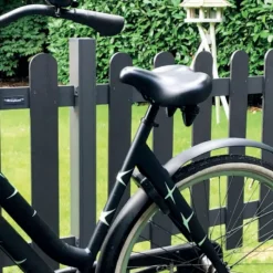 Clearance Elephant Tuinhek composiet Classic antraciet met antraciet aluminium gepoedercoat frame (180 x 80 cm)