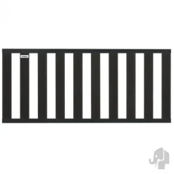 Discount Elephant Tuinhek composiet Design antraciet met antraciet alu frame (180 x 80 cm)