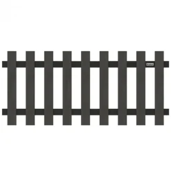 Clearance Elephant Tuinhek composiet Luxe antraciet met antraciet aluminium gepoedercoat frame (180 x 80 cm)