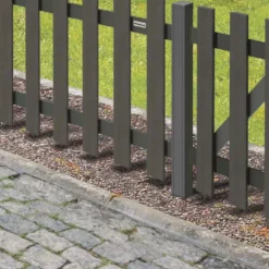 Clearance Elephant Tuinhek composiet Luxe antraciet met antraciet aluminium gepoedercoat frame (180 x 80 cm)